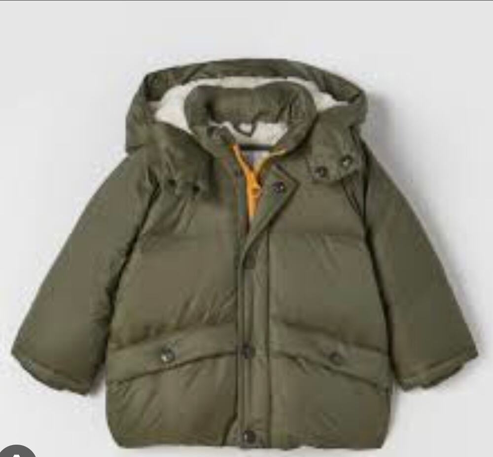 Zara kids boys winter jacket puffer 4-5y